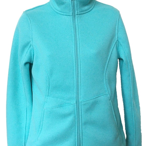 Spyder Womens Size Small Blue Polyester Fleece Lined Full Zip Jacket Zip Pocket - Picture 2 of 8
